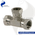 Hydraulic JIC ferrule type union tee